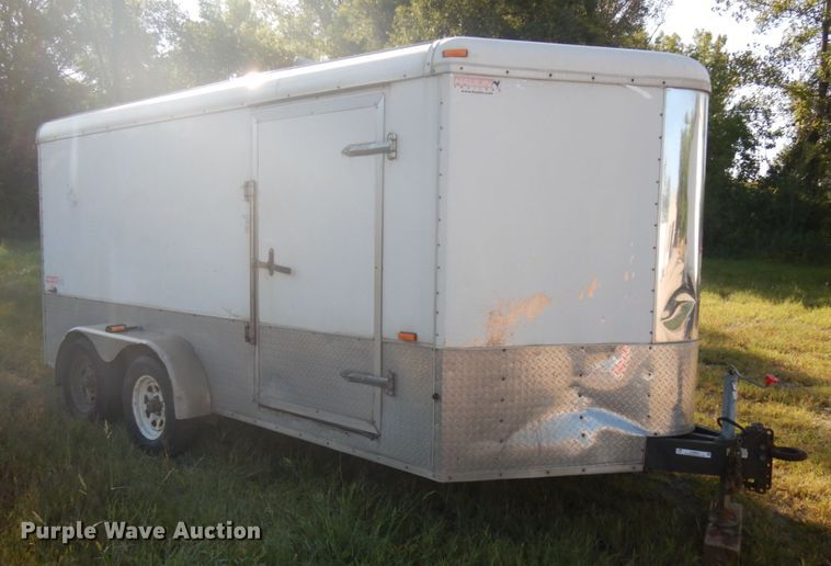 image for item KJ9944 2008 Forest River  enclosed cargo trailer