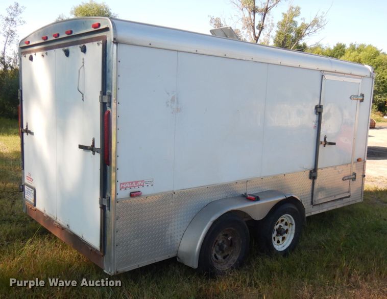 image for item KJ9944 2008 Forest River  enclosed cargo trailer