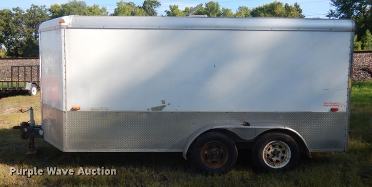 image for item KJ9944 2008 Forest River  enclosed cargo trailer
