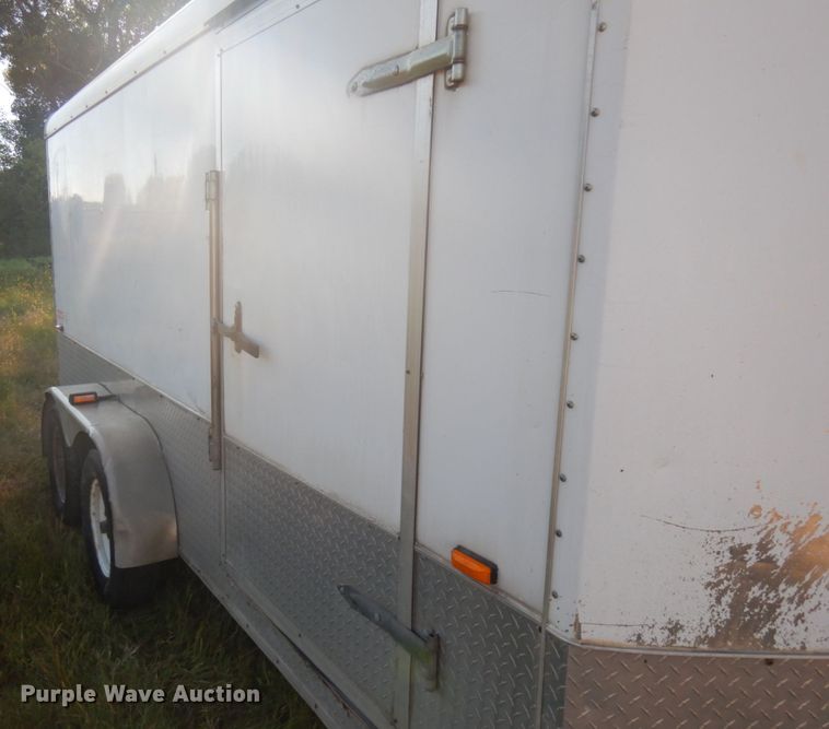 image for item KJ9944 2008 Forest River  enclosed cargo trailer