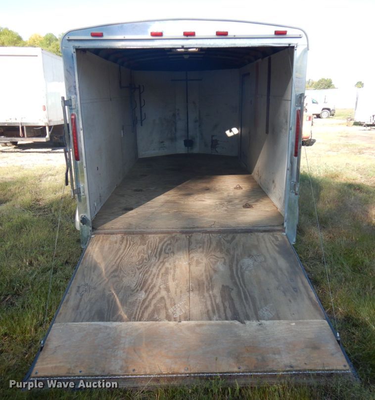 image for item KJ9944 2008 Forest River  enclosed cargo trailer