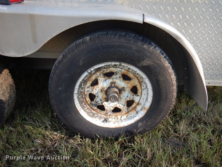 image for item KJ9944 2008 Forest River  enclosed cargo trailer