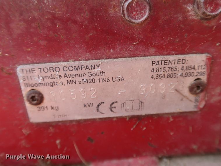 image for item KQ9738 Toro Groundsmaster 580-D  lawn mower