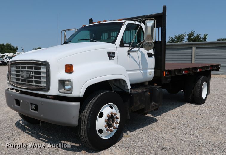 image for item KQ9746 1998 Chevrolet C6500  flatbed truck
