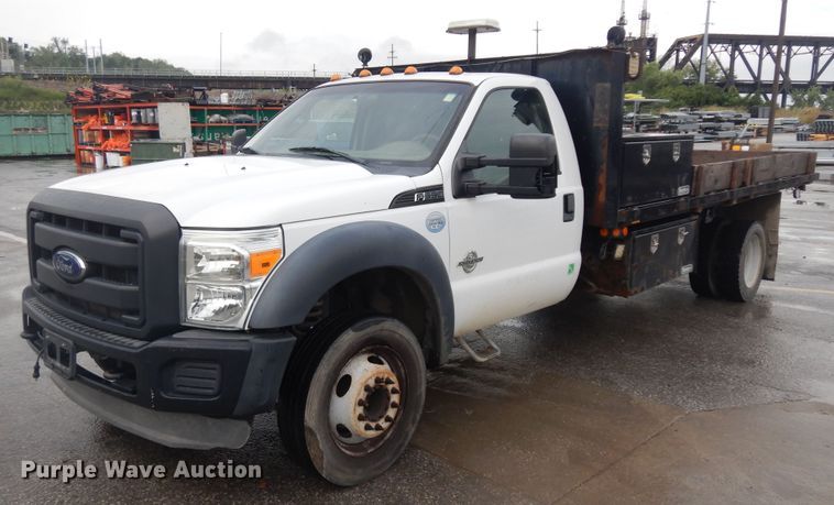 image for item KU9216 2012 Ford F550 Super Duty XL  flatbed truck