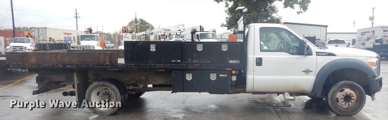 image for item KU9216 2012 Ford F550 Super Duty XL  flatbed truck