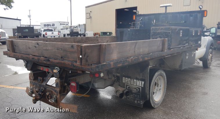 image for item KU9216 2012 Ford F550 Super Duty XL  flatbed truck