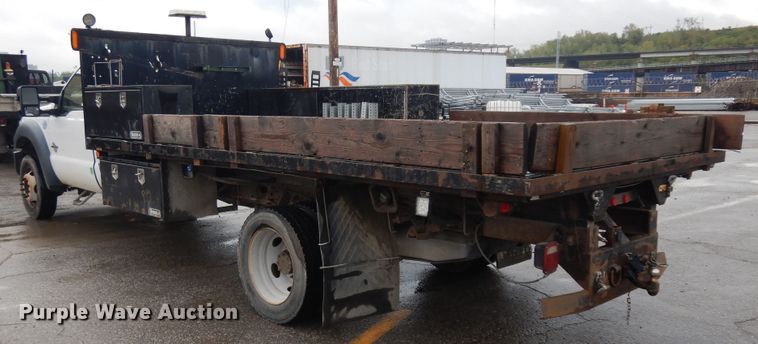 image for item KU9216 2012 Ford F550 Super Duty XL  flatbed truck