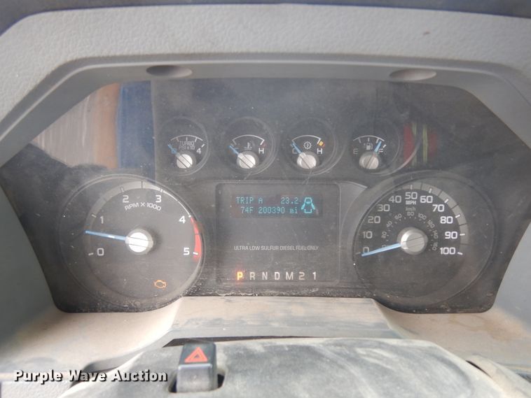 image for item KU9216 2012 Ford F550 Super Duty XL  flatbed truck