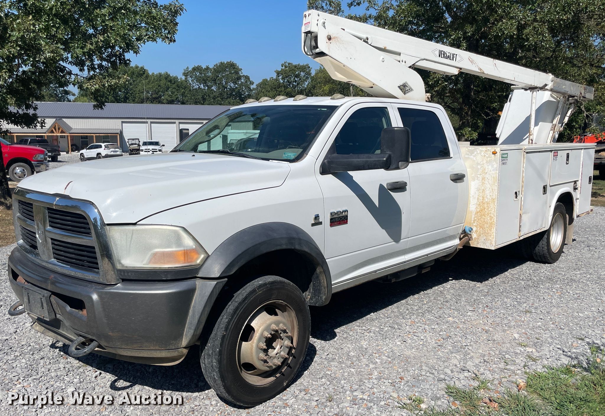 2011 Dodge Ram 4500 Crew Cab bucket truck in Rose, OK Item JQ9711