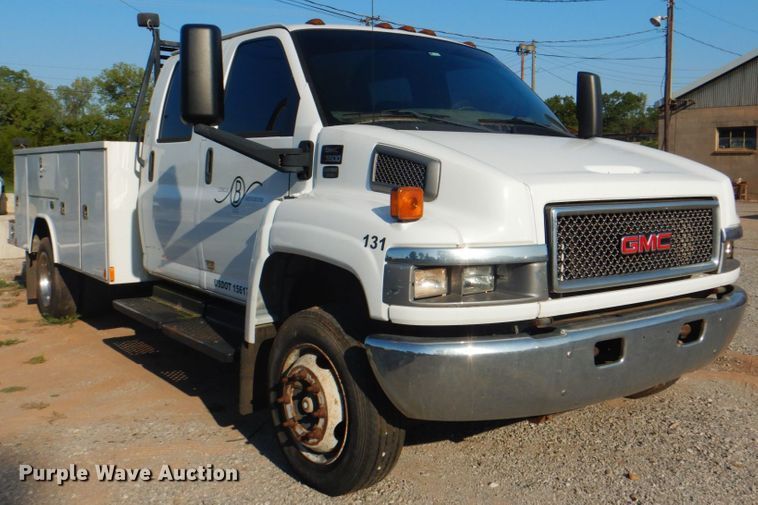 image for item DG1707 2008 GMC C5500  Crew Cab utility / service truck