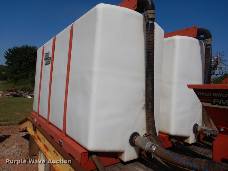 image for item DG1712 2000 Belshe  flatbed trailer with mud mixer