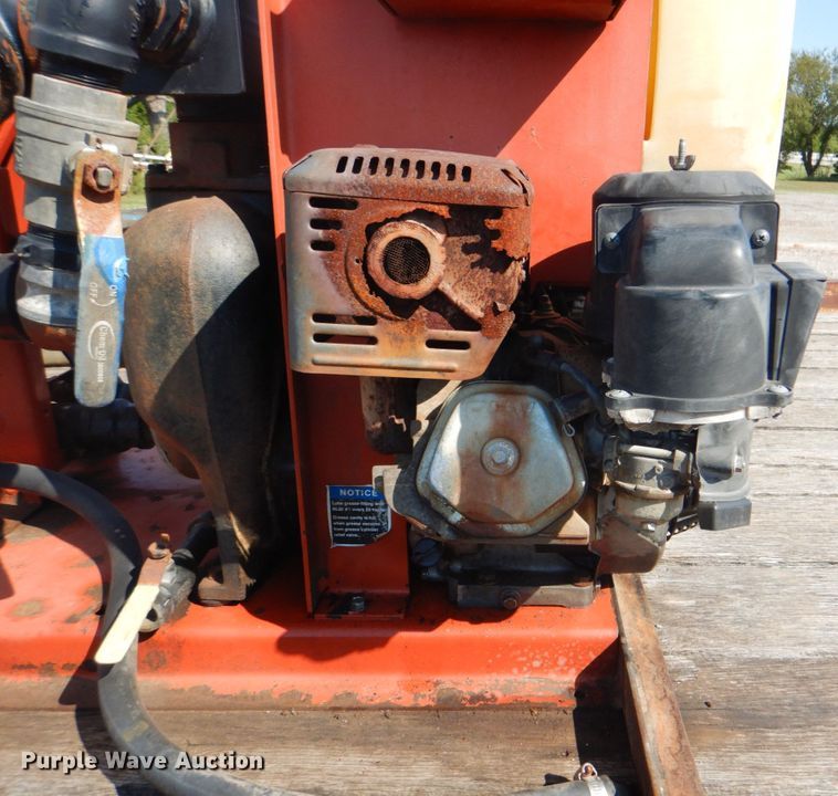 image for item DG1712 2000 Belshe  flatbed trailer with mud mixer