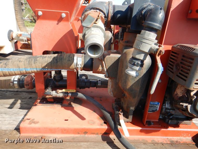 image for item DG1712 2000 Belshe  flatbed trailer with mud mixer