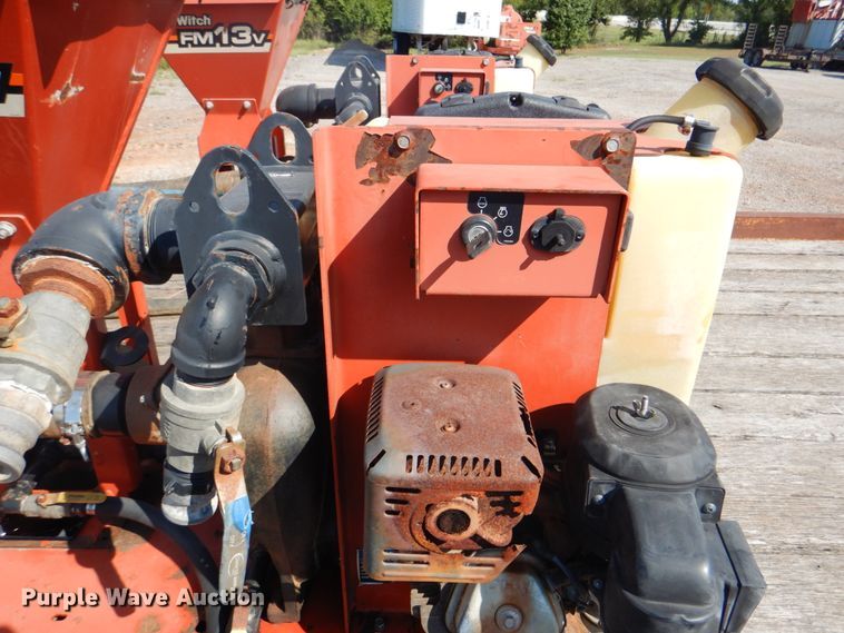 image for item DG1712 2000 Belshe  flatbed trailer with mud mixer