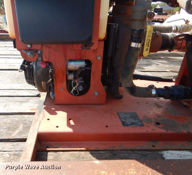 image for item DG1712 2000 Belshe  flatbed trailer with mud mixer