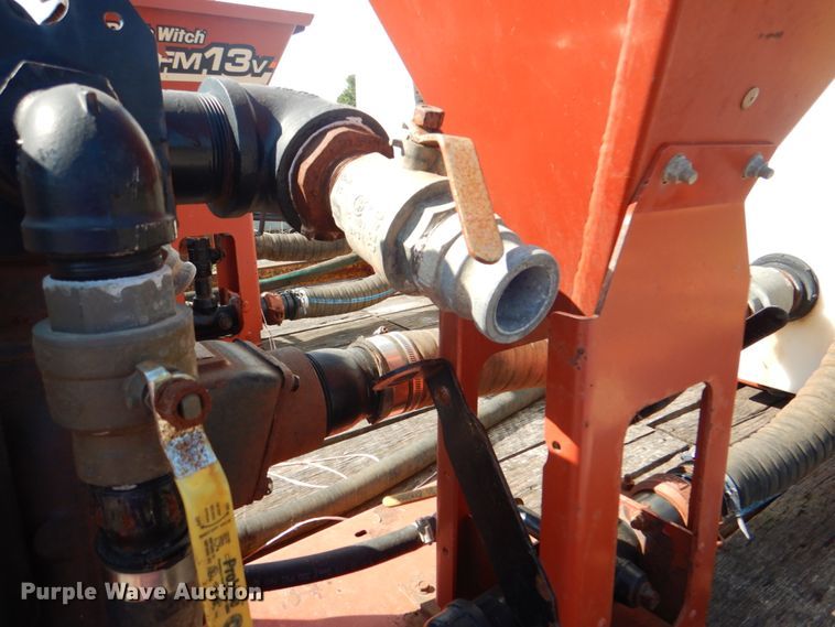 image for item DG1712 2000 Belshe  flatbed trailer with mud mixer