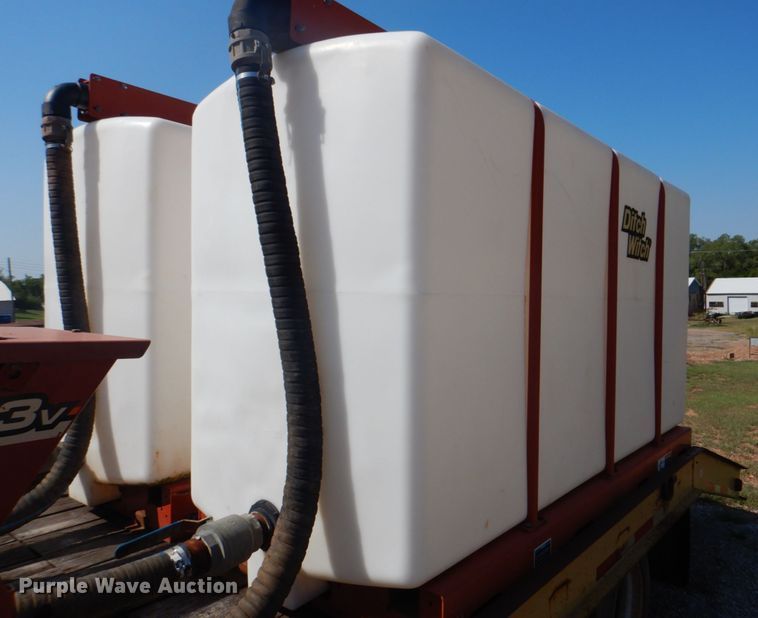 image for item DG1712 2000 Belshe  flatbed trailer with mud mixer