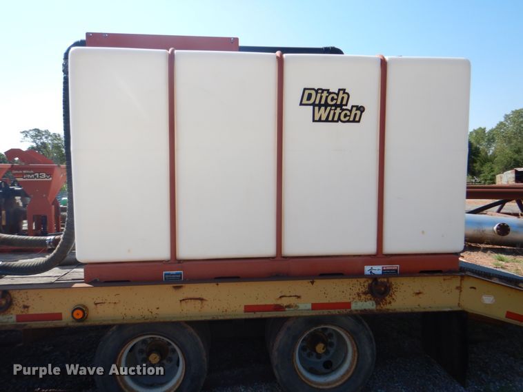 image for item DG1712 2000 Belshe  flatbed trailer with mud mixer