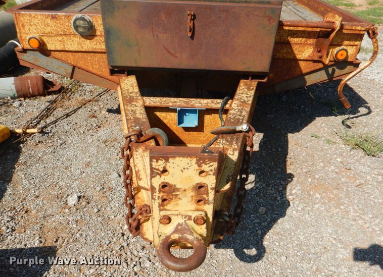 image for item DG1712 2000 Belshe  flatbed trailer with mud mixer