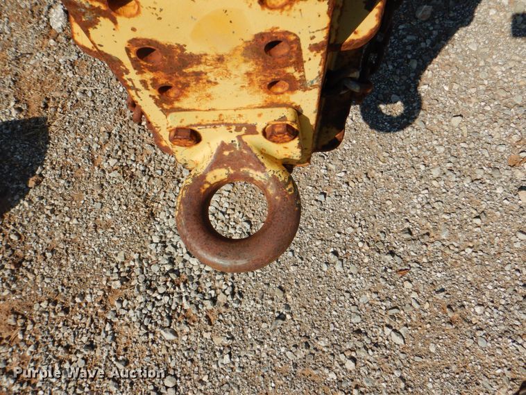 image for item DG1712 2000 Belshe  flatbed trailer with mud mixer