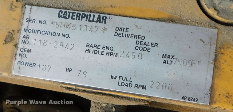 image for item DK8654 1996 Caterpillar TH63  telehandler