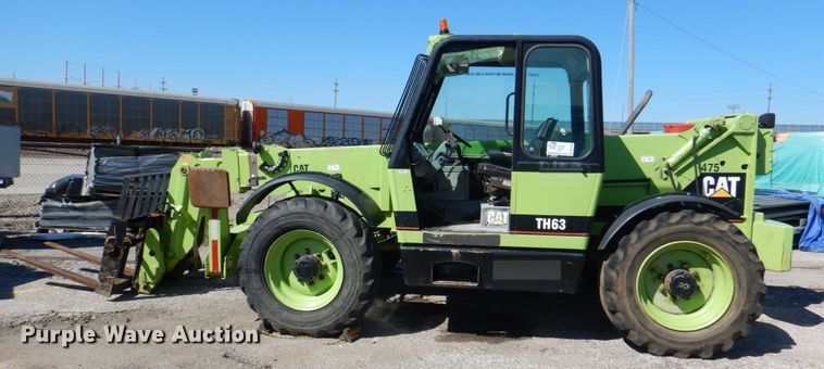 image for item DL0132 1996 Caterpillar TH63  telehandler