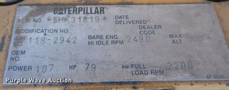 image for item DL0132 1996 Caterpillar TH63  telehandler