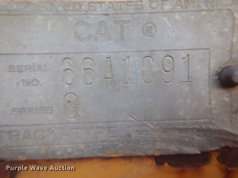 image for item DM5278 1962 Caterpillar D9G  dozer