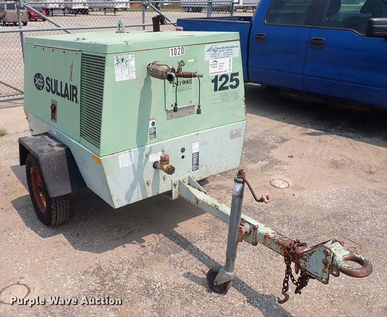 image for item DN1892 Sullair 125 DPQ KU  air compressor