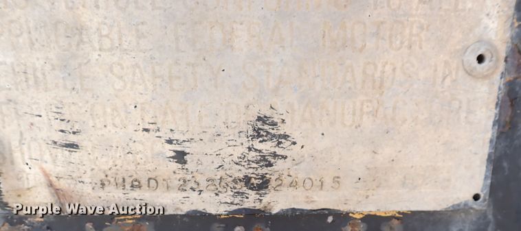 image for item DN1956 1995 Utility  equipment trailer