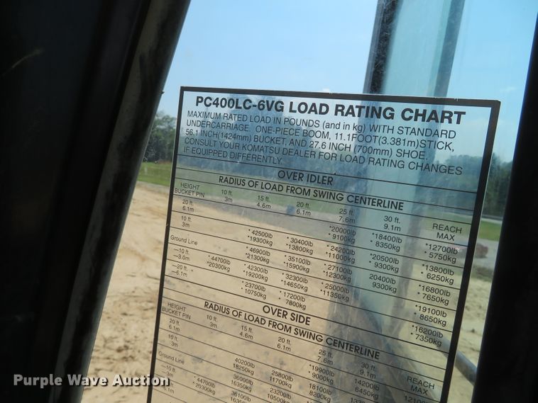 image for item DN5969 2000 Komatsu PC400LC-6LK  excavator