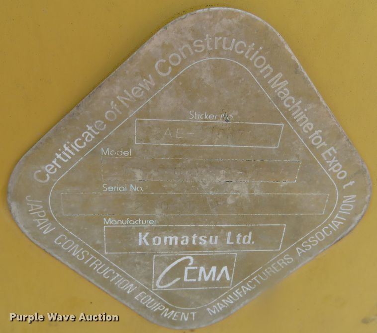 image for item DN5976 2005 Komatsu PC600LC-7  excavator