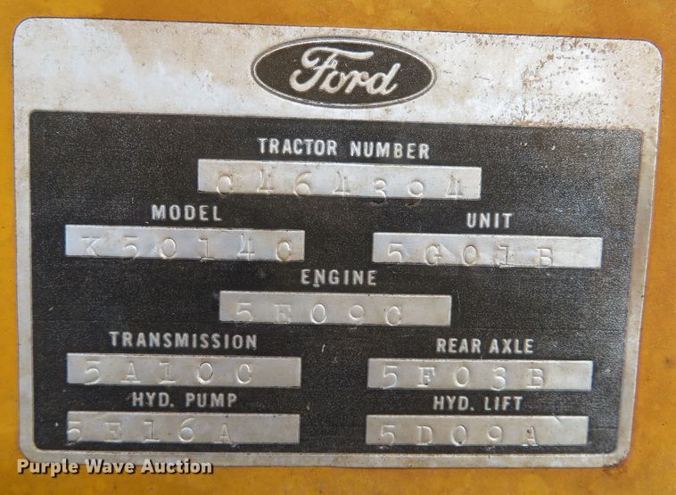 image for item DN5983 Ford K5014C  tractor