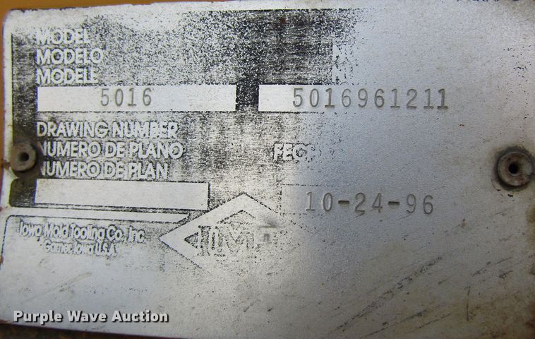 image for item EV9303 Utility bed