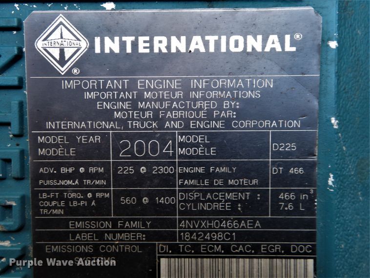 image for item FP9398 2005 International 4300  forestry bucket truck