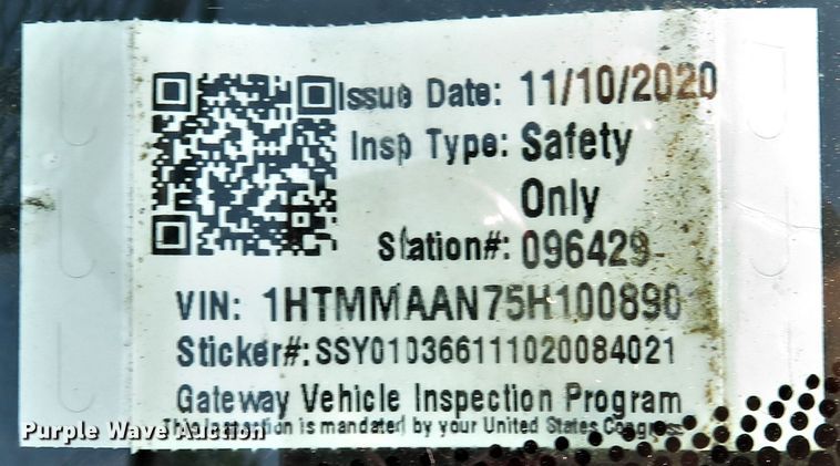 image for item FP9398 2005 International 4300  forestry bucket truck