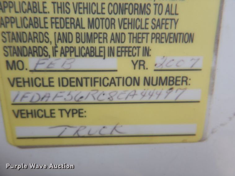 image for item HT9405 2008 Ford F550 Super Duty XL  utility / service truck