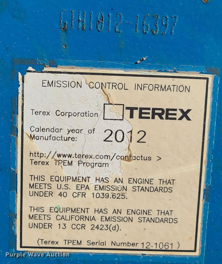 image for item IC9969 2012 Genie GTH1056  telehandler