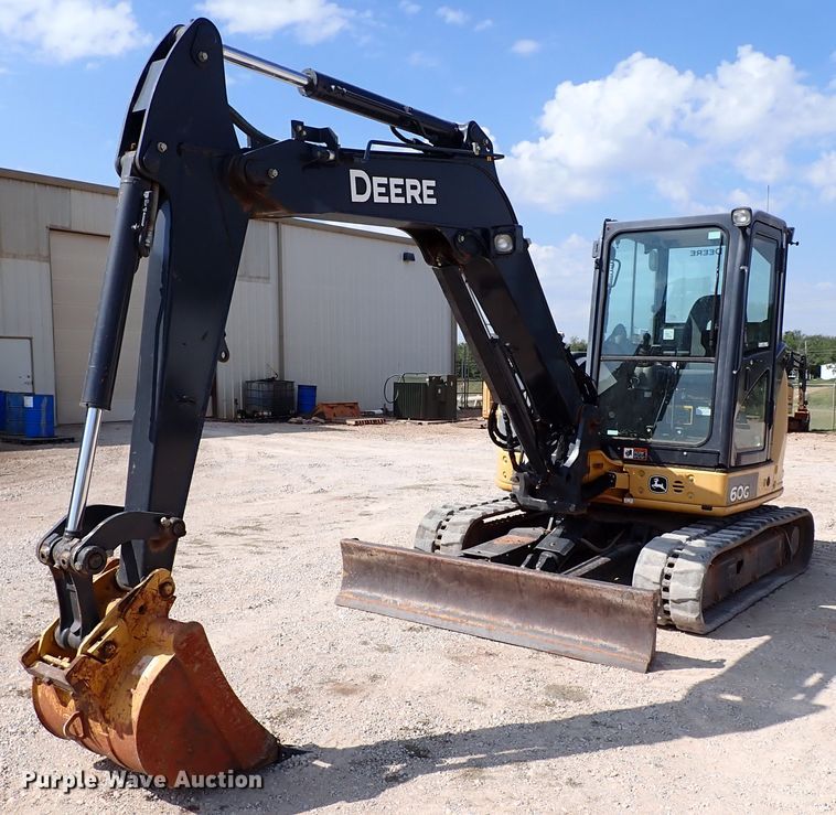 image for item IN9611 2016 John Deere 60G  mini excavator