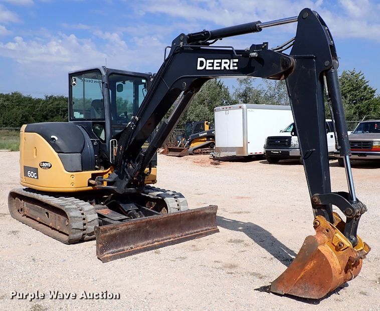 image for item IN9611 2016 John Deere 60G  mini excavator