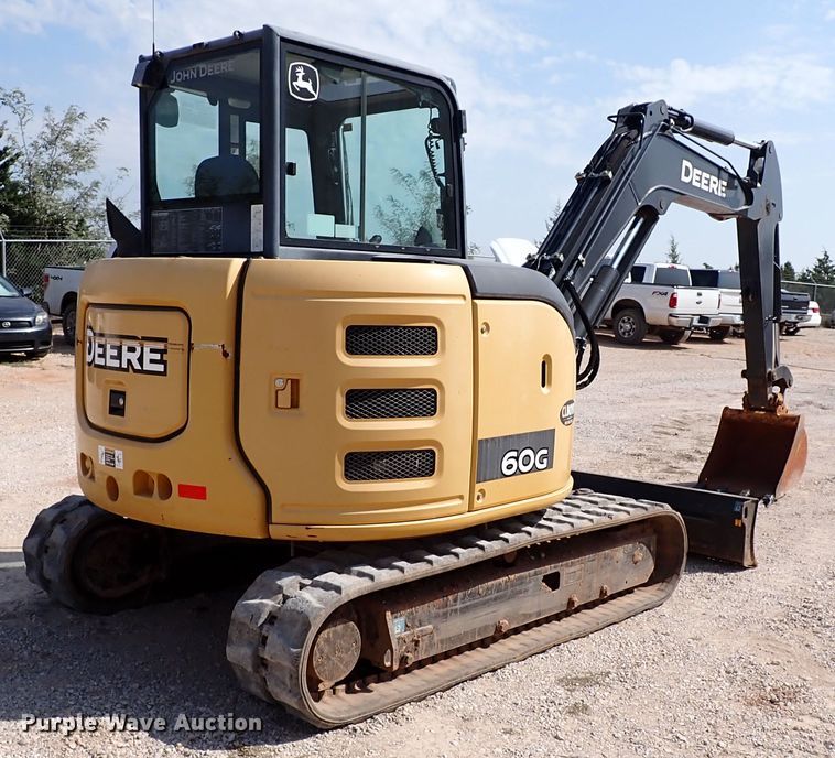image for item IN9611 2016 John Deere 60G  mini excavator