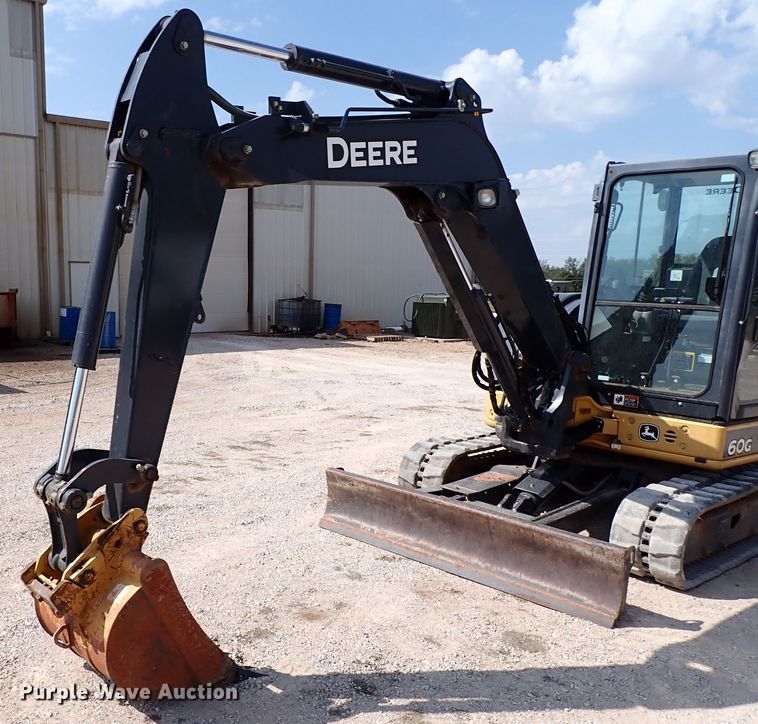 image for item IN9611 2016 John Deere 60G  mini excavator