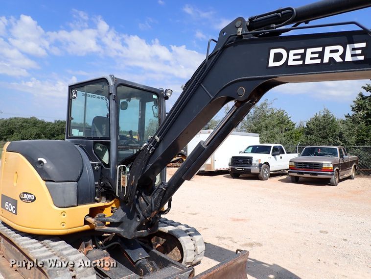 image for item IN9611 2016 John Deere 60G  mini excavator