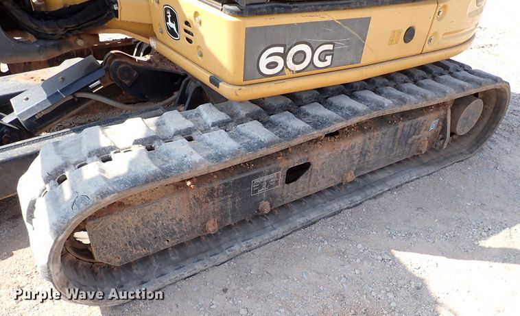 image for item IN9611 2016 John Deere 60G  mini excavator