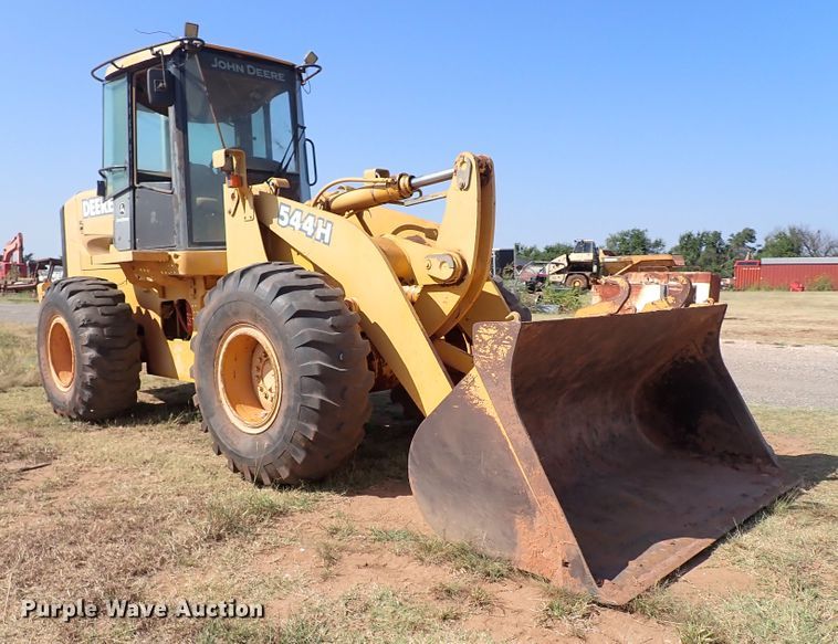 image for item IN9640 1998 John Deere 544H  wheel loader