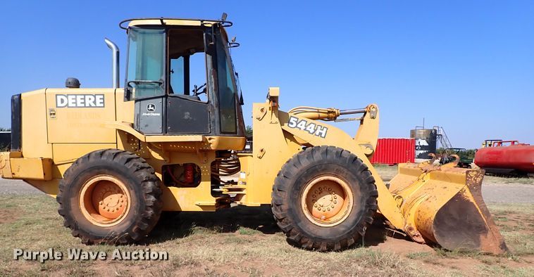 image for item IN9640 1998 John Deere 544H  wheel loader