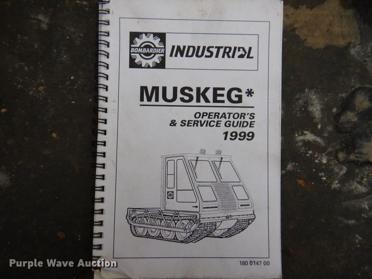 image for item IN9969 1998 Bombardier Muskeg  track carrier with digger derrick