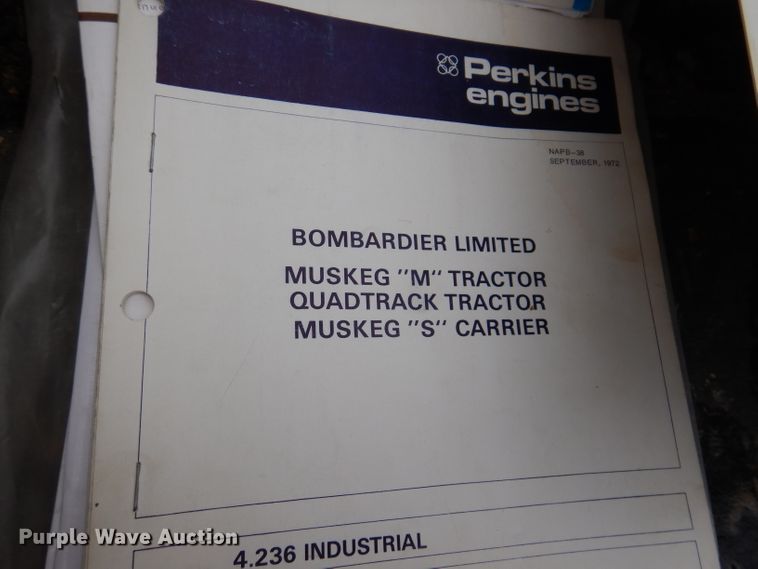 image for item IN9969 1998 Bombardier Muskeg  track carrier with digger derrick