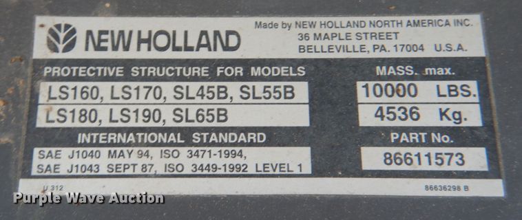 image for item IR9105 New Holland LS199  skid steer loader